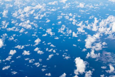 Panorama gökyüzü bulutlu