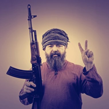 Türban sakallı adam 