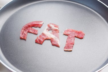 Yağ teflon üzerinde yazıt