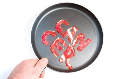 Kanser teflon üzerinde yazıt