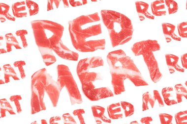 Birçok yazıtlar kırmızı et