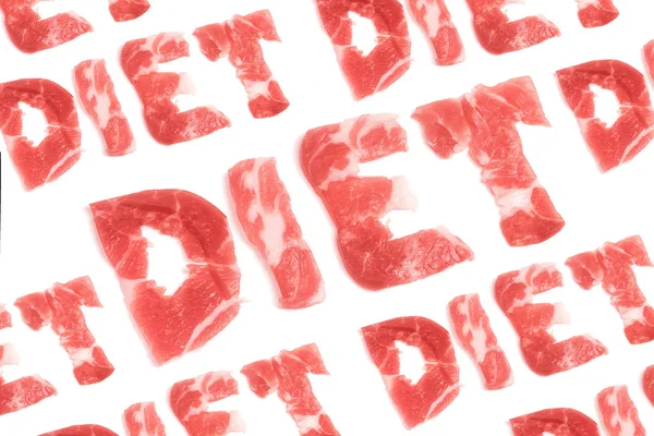 Vele inscripties dieet — Stockfoto