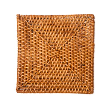 Kare sepet kamışı masa mat dokular