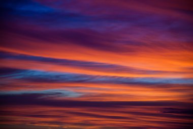 günbatımı gökyüzü doku