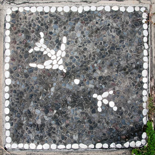 Текстура напольных покрытий из камня — стоковое фото
