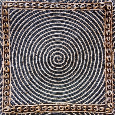 Boncuk dokuma hasır doku