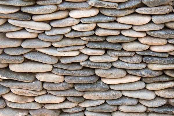 Ploché kameny dekorace textura — Stock fotografie