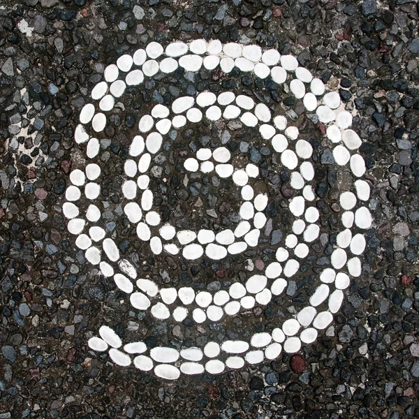 Pebble stone flooring decoration texture