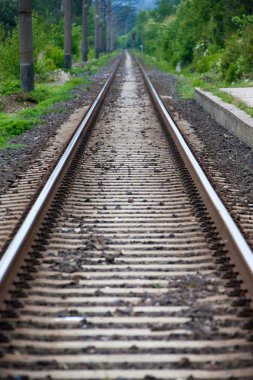 Demiryolu perspektif görünüm