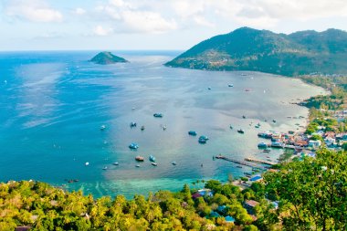 Koh Tao bay iskelesi ile