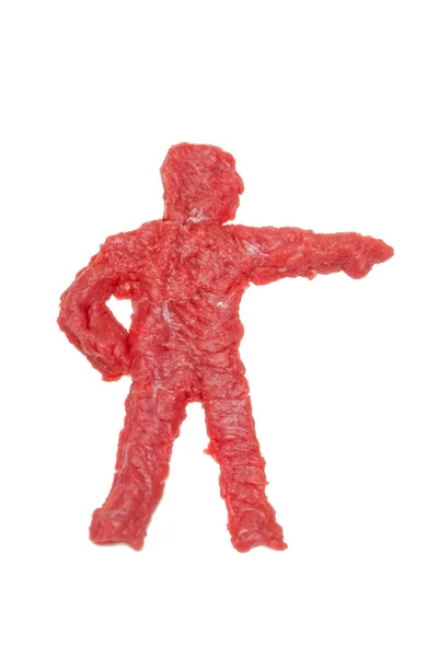 stock image Man-shaped raw meat