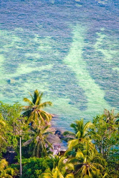 Koh tao bay luftweg — Stockfoto