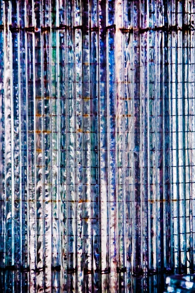 Decoration made of glass blocks — Stock Photo, Image