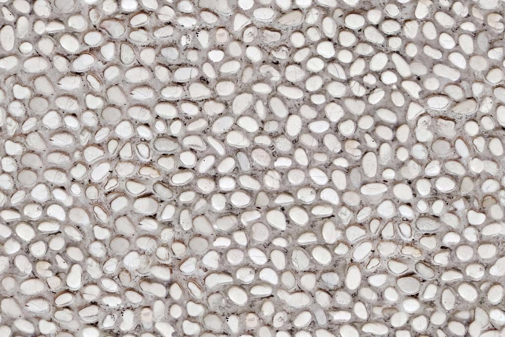 White pebblestone texture