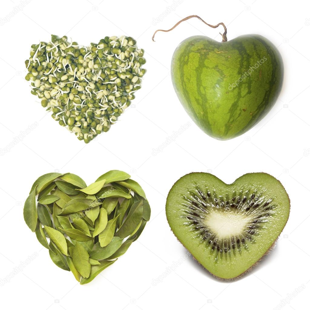 Heart-shaped fruits