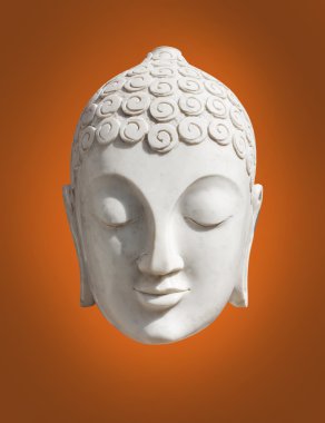 Buda heykelinin başı.