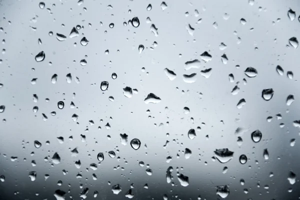 Water drops on glass — Stock Photo, Image