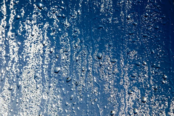 Tetes air pada kaca — Stok Foto