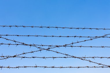 Gökyüzü arka plan üzerinde kenarlık.