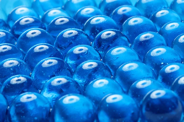 Perles de verre bleu — Photo