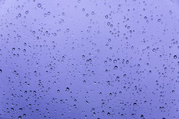 Water drops on glass — Stock Photo, Image