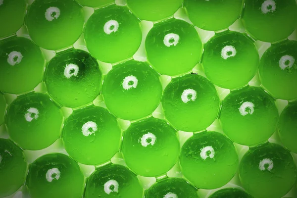 Groen glaskralen — Stockfoto