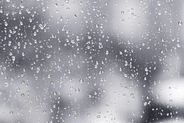 Water drops on glass — Stock Photo, Image