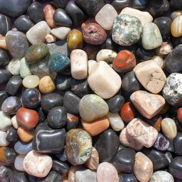 Kleur pebble close-up — Stockfoto