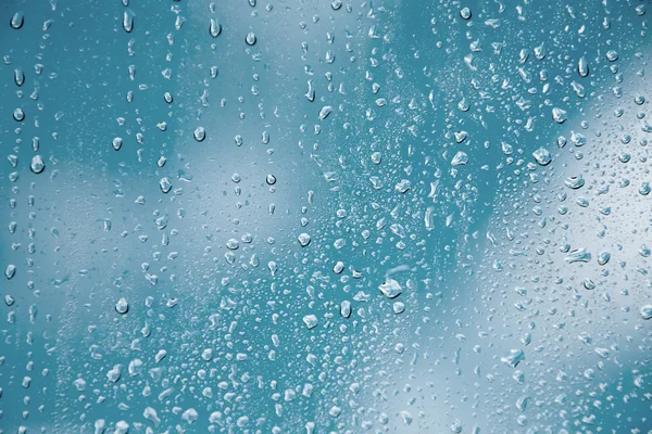 Wassertropfen auf Glas — Stockfoto