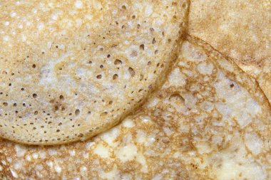 Kızarmış gözleme dokusuna