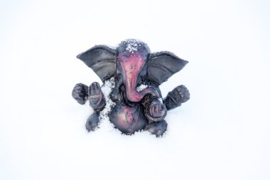Ganesha karda heykelciği