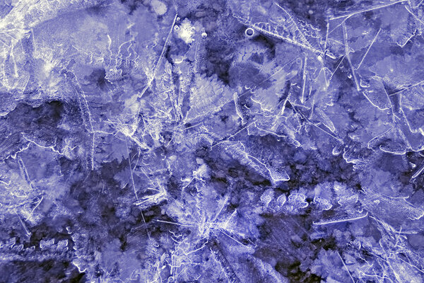 Abstract ice texture