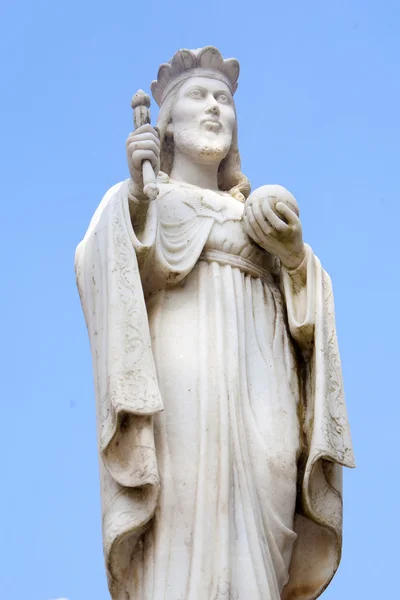 Hıristiyan adam heykeli — Stok fotoğraf
