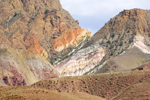 Clay mountain scree — Stock Photo, Image