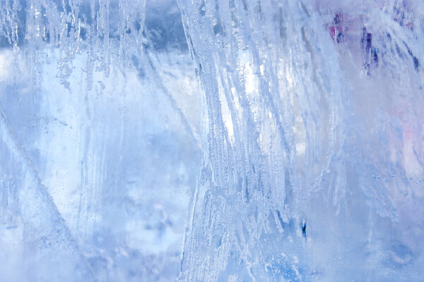 Abstract ice texture
