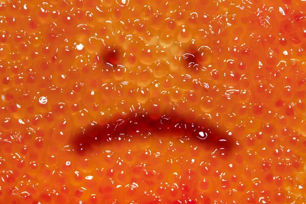 Texture of red caviar — Stock Photo, Image