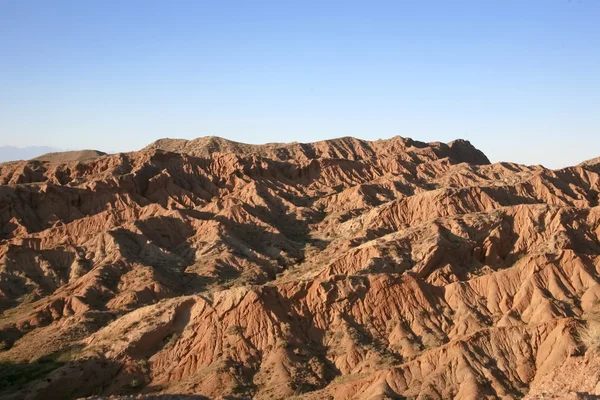 Red clay mountain — Stock Photo, Image