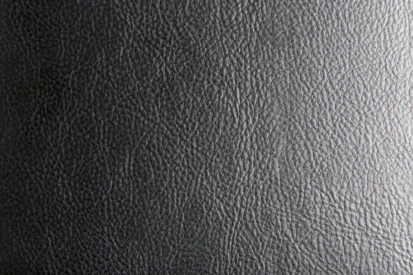Textura do couro preto — Fotografia de Stock