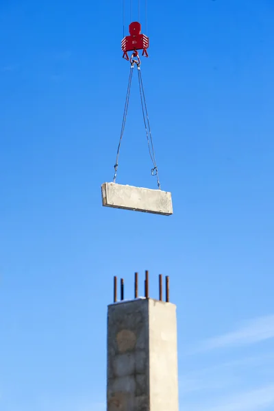 Construction of high-rise residential building — Stock Photo, Image