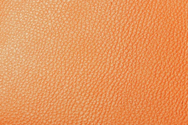 Textura do couro laranja — Fotografia de Stock