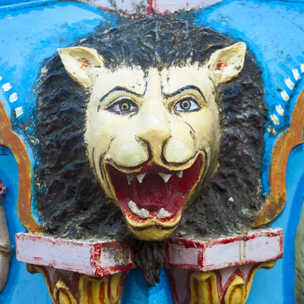 Escultura do hindu go (Leão ). — Fotografia de Stock