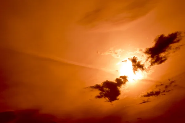 Wolken verdeckten die Sonne — Stockfoto