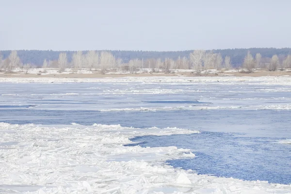 Spring break on the river — Stock Photo, Image