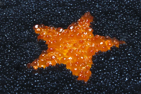 La estrella del caviar rojo — Foto de Stock
