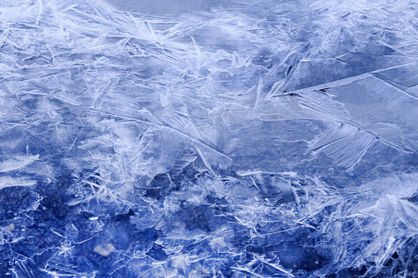 Abstract ice texture