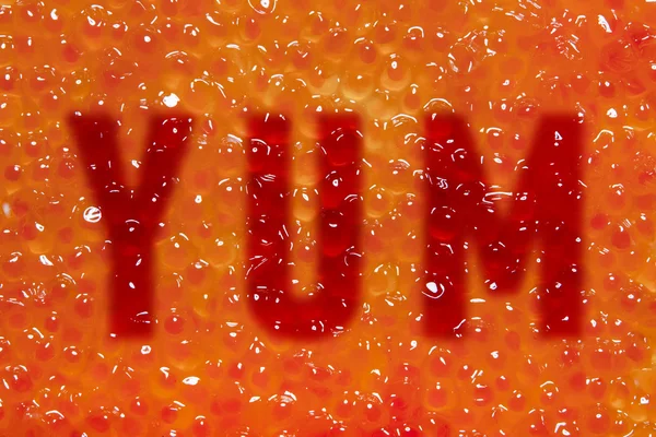 Texture of red caviar — Stock Photo, Image