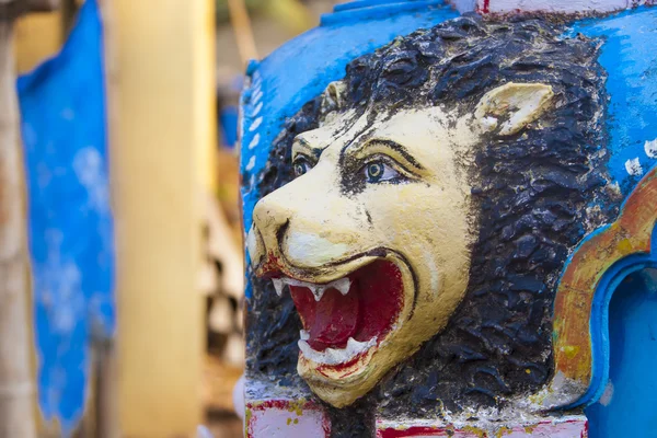 Sculpture of Hindu go(Lion). — Stock Photo, Image