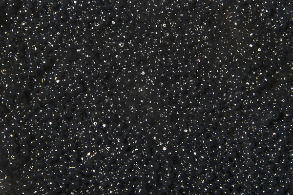 Texture di caviale nero — Foto Stock