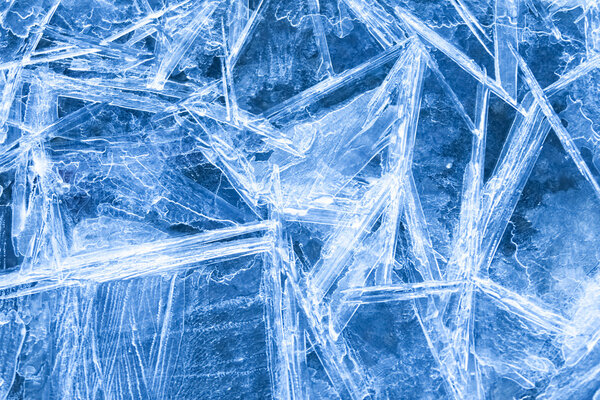 Abstract ice texture