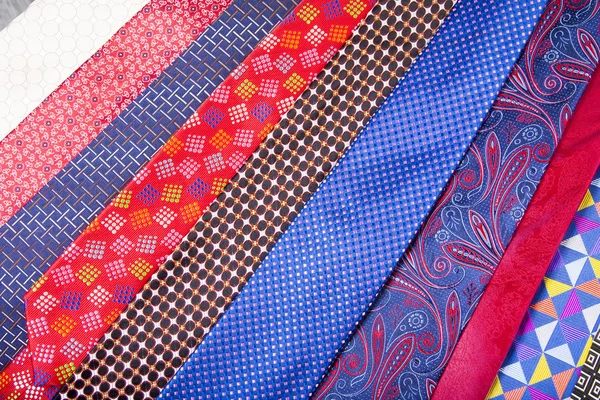 Men's neckties background — Stock Photo, Image